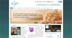 Desktop Screenshot of eyevet.ie