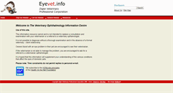 Desktop Screenshot of eyevet.ca